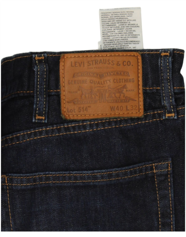 Blugi Levi's 514 drepte pentru bărbați W40 L32 bumbac bleumarin