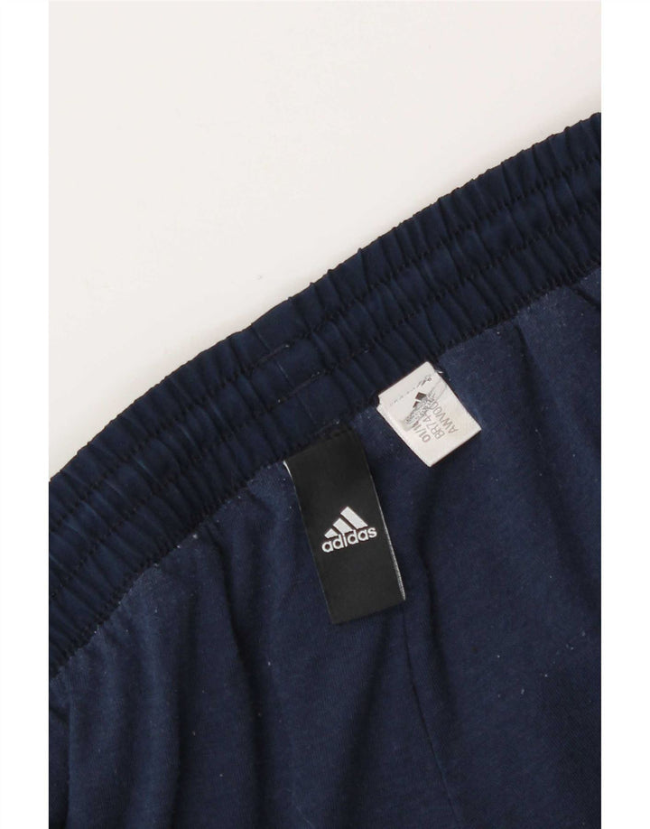 Pantaloni de trening pentru bărbați Adidas Pantaloni de jogging mari, bleumarin