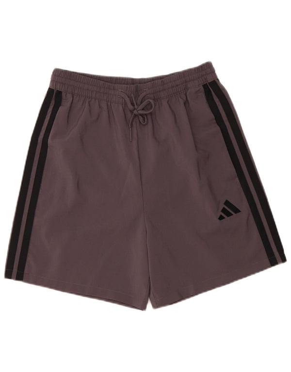 Pantaloni scurți sport ADIDAS pentru bărbați, poliester mici, gri