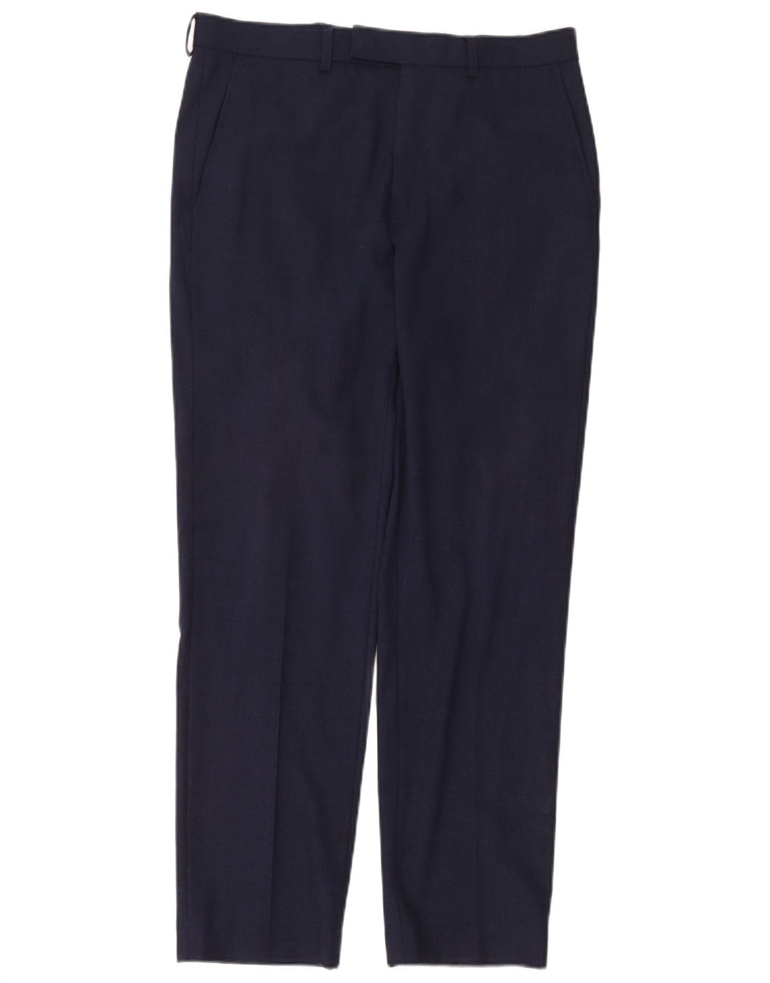 Pantaloni de costum slim pentru bărbați Marks & Spencer L32 L31 Lână bleumarin