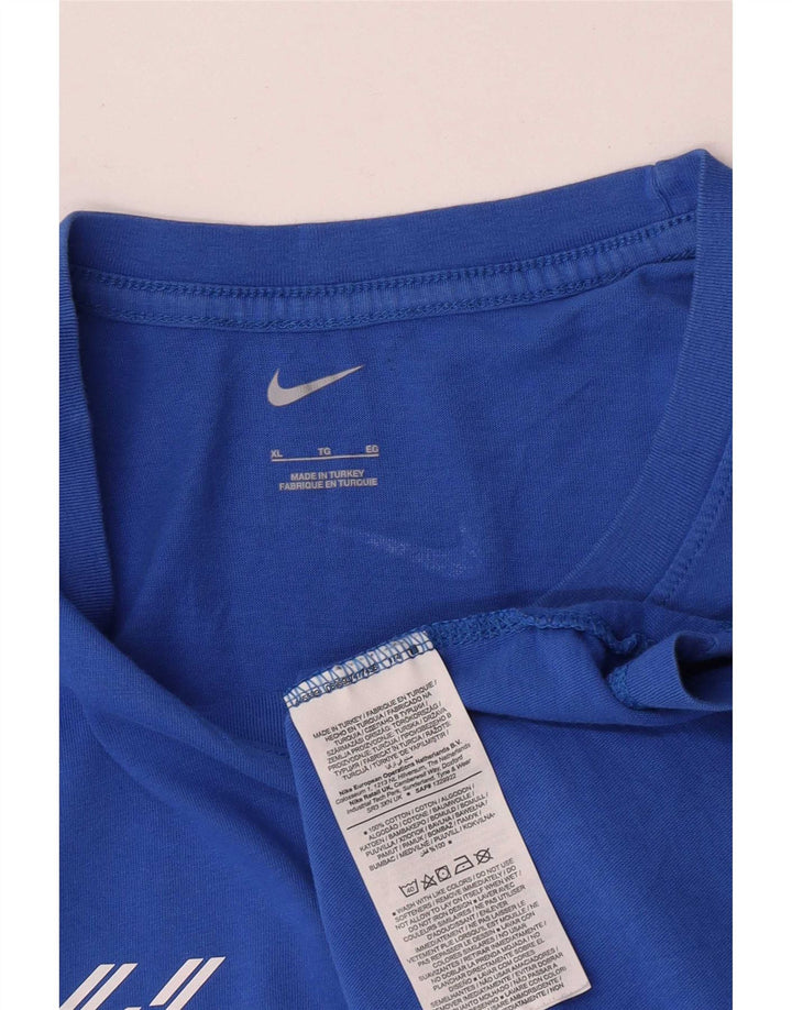 Tricou grafic pentru bărbați Nike Top XL Bumbac albastru