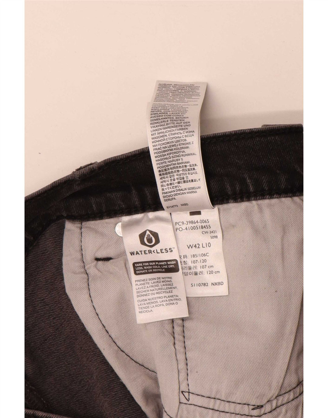 Pantaloni scurți Levi's 405 Denim W42 2XL bumbac gri