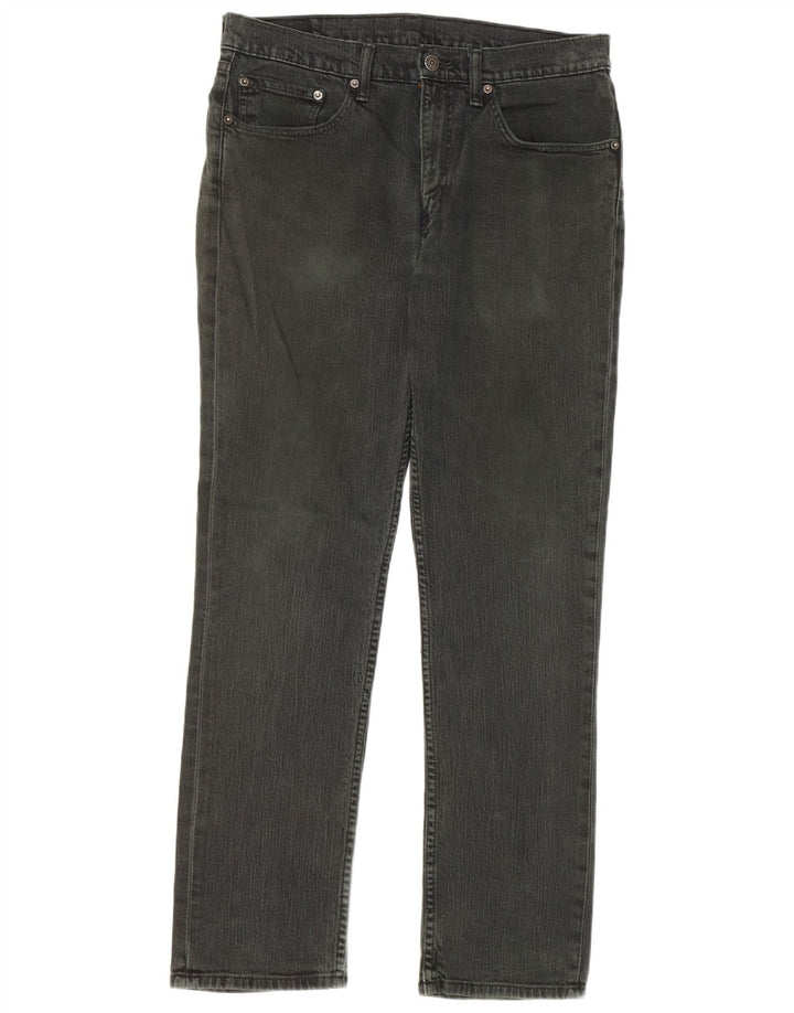 Blugi drepti pentru bărbați Levi's W34 L32 bumbac negru