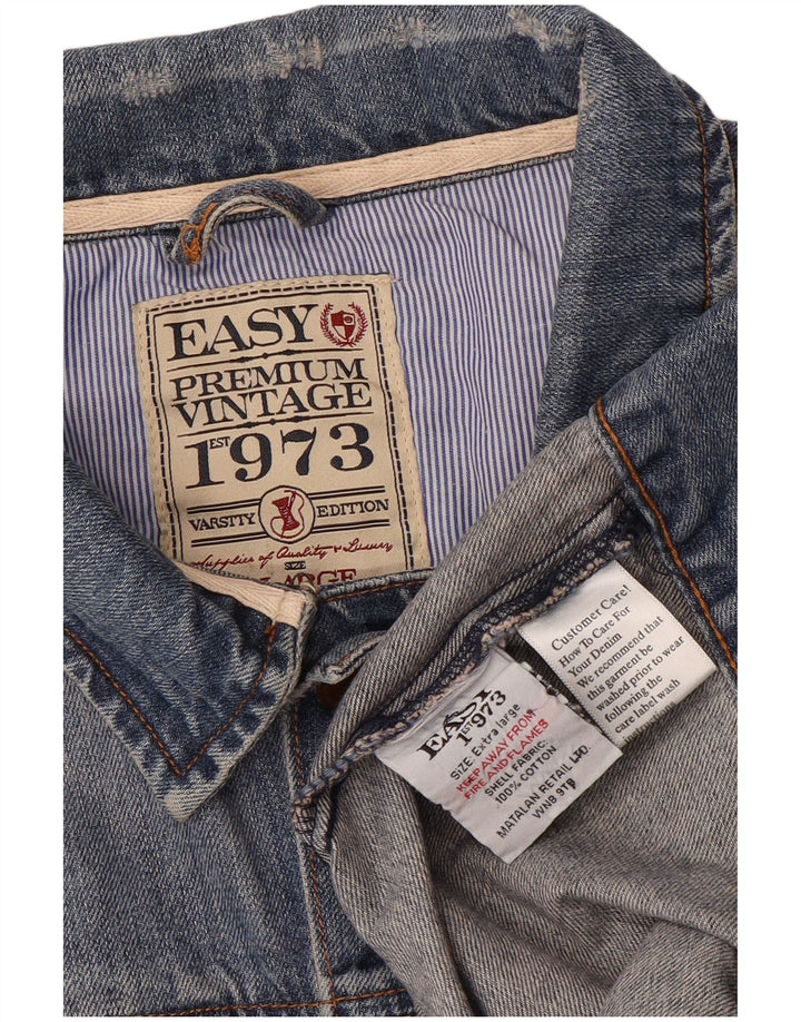 Jachetă de blugi pentru bărbați Easy UK 40, mare, albastru, bumbac