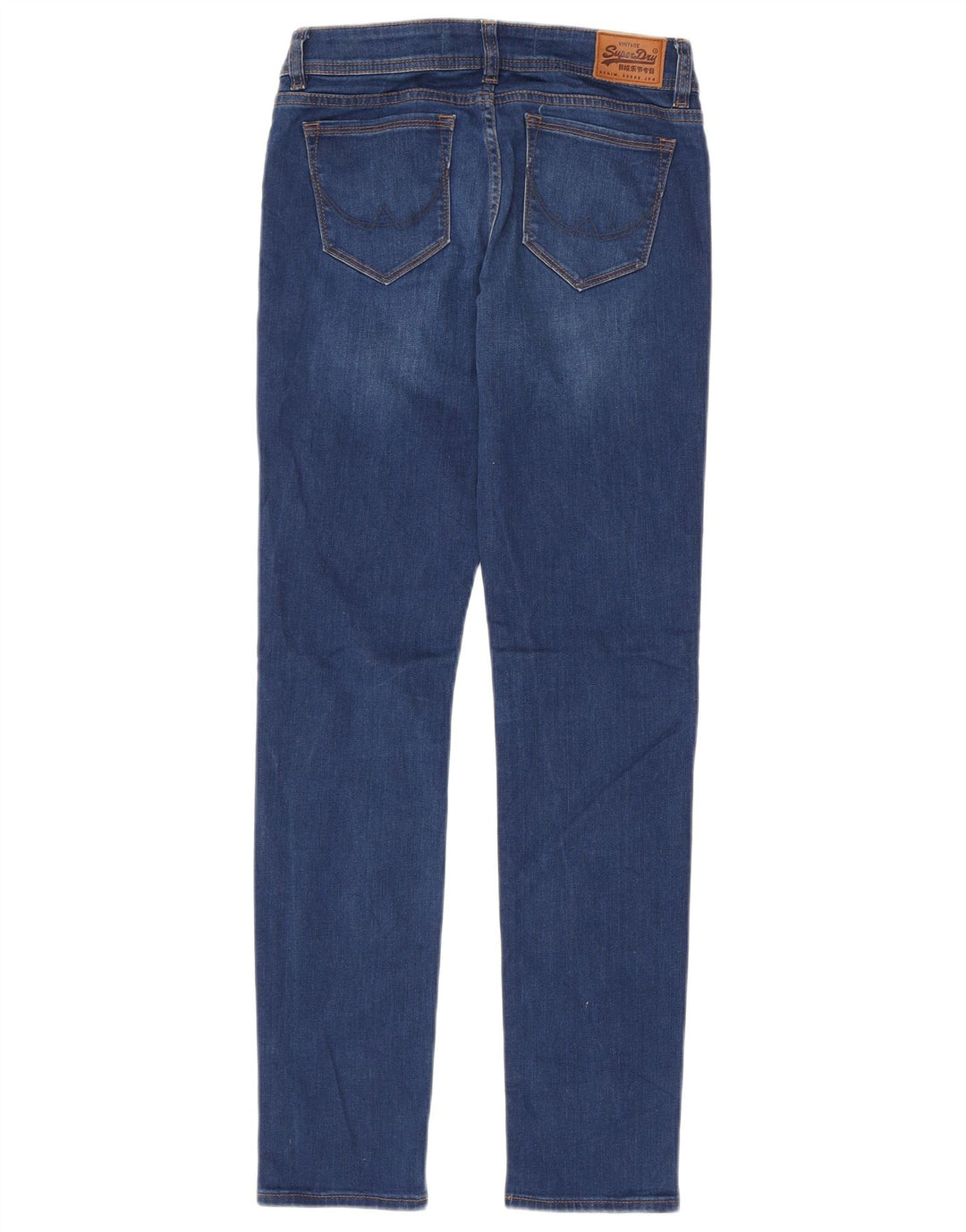 Blugi Superdry Imogen Slim pentru femei W26 L32 Bumbac albastru