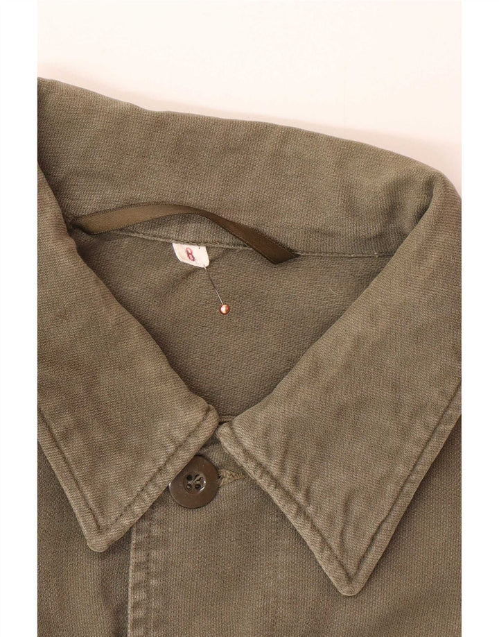 Jachetă militară vintage pentru bărbați UK 40 Large Khaki