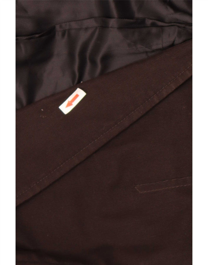 Jachetă pentru bărbați Zara, militară, cu 2 nasturi, EU 54 XL, bumbac maro