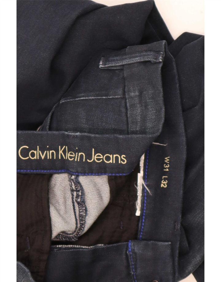 Blugi slim pentru bărbați Calvin Klein W31 L32 bleumarin
