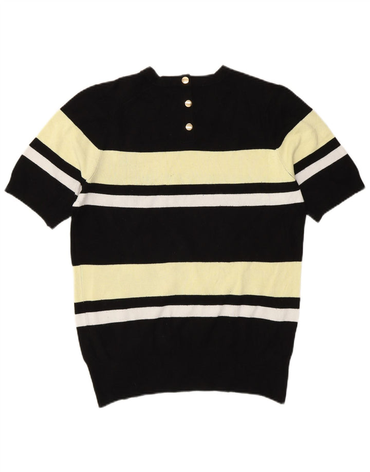 Pulover pentru damă Zara cu gât turnut, UK 12 Medium Black Colorblock
