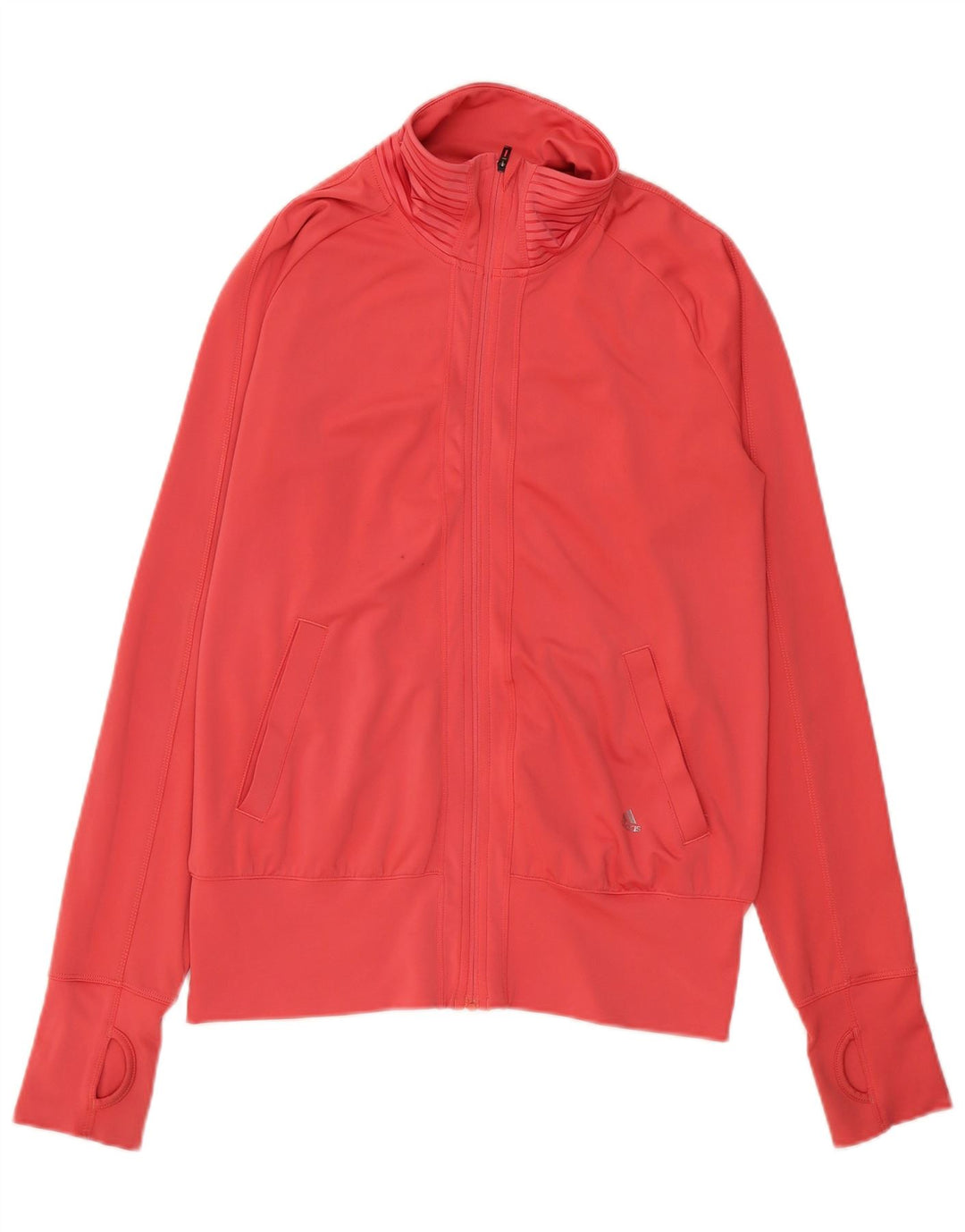 Jachetă de trening pentru femei Adidas UK 12/14 Poliester roz mediu