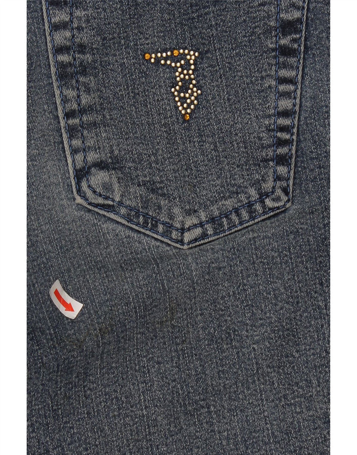 Blugi drepti pentru femei Trussardi W29 L30 Bumbac albastru