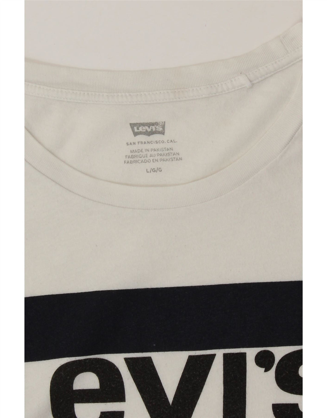 Tricou grafic LEVI'S pentru femei Top UK 16 Large White