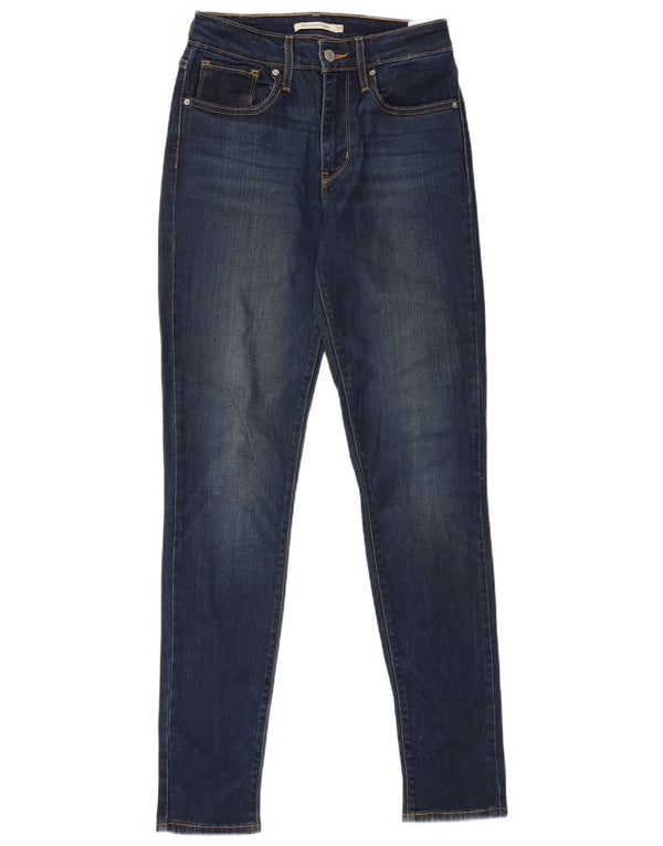 Blugi skinny cu talie mare 712 Levi's pentru femei L27 L30 Lyocell albastru