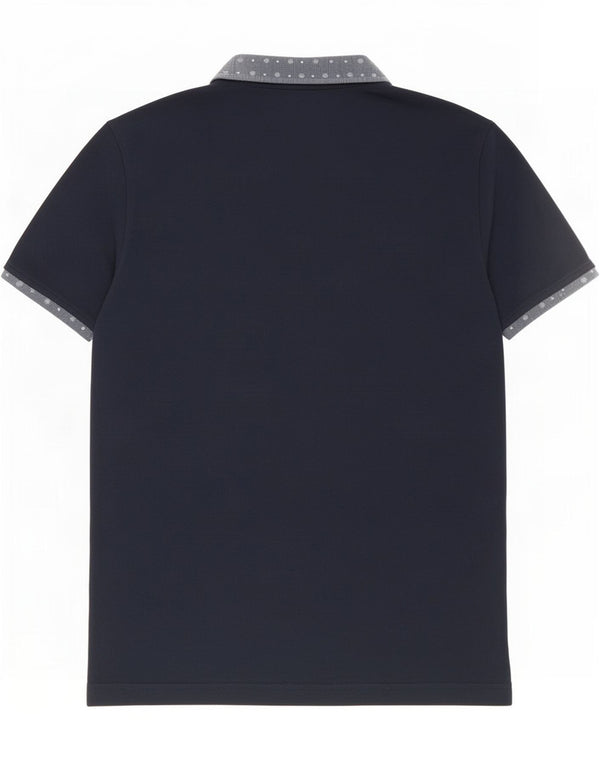 Tricou polo pentru bărbați Penguin Heritage Slim Fit XL, albastru bleumarin, bumbac color bloc