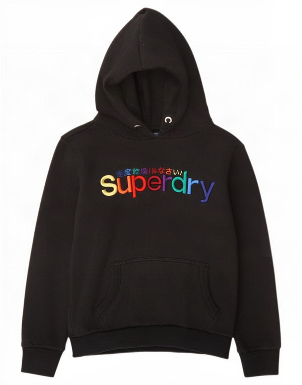 Pulover supradimensionat cu glugă Superdry pentru femei, UK 10, bumbac gri mic