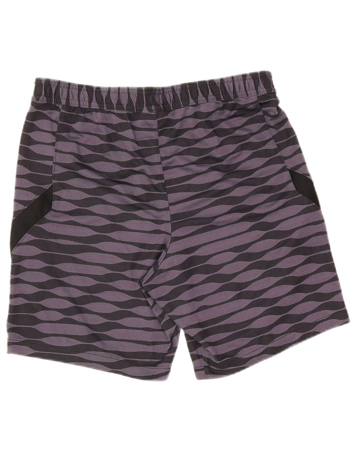 Pantaloni scurți sport subțiri Nike pentru bărbați, poliester geometric violet mediu