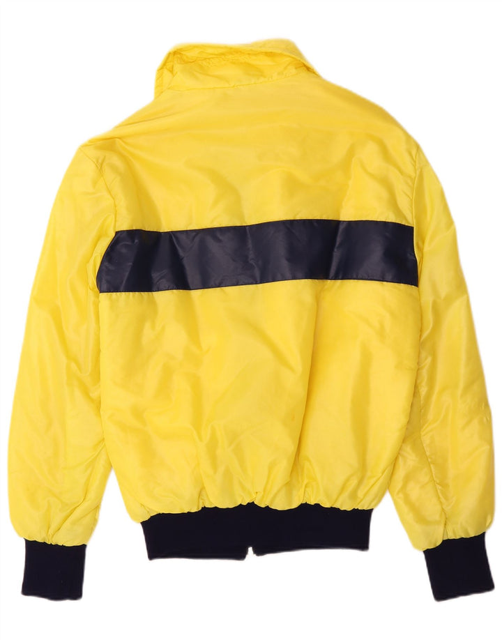 Jachetă Bomber Vintage pentru bărbați IT 48 Medium Yellow Colorblock Poliamidă