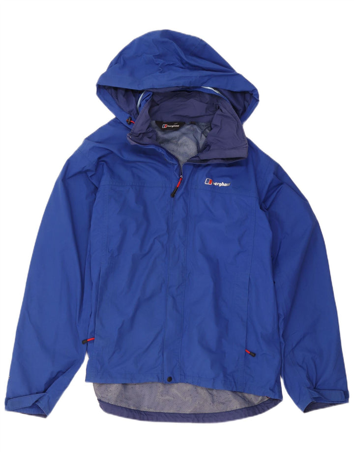 Jachetă de ploaie cu glugă pentru bărbați Berghaus UK 40, mare, albastră, poliamidă