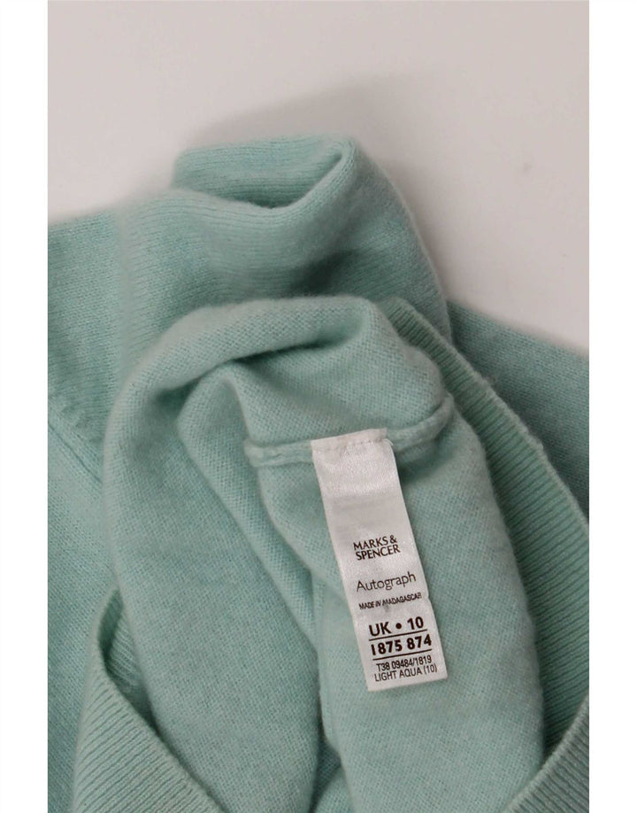 Pulover pentru femei Marks & Spencer cu gât rulat, turcoaz mic, UK 10