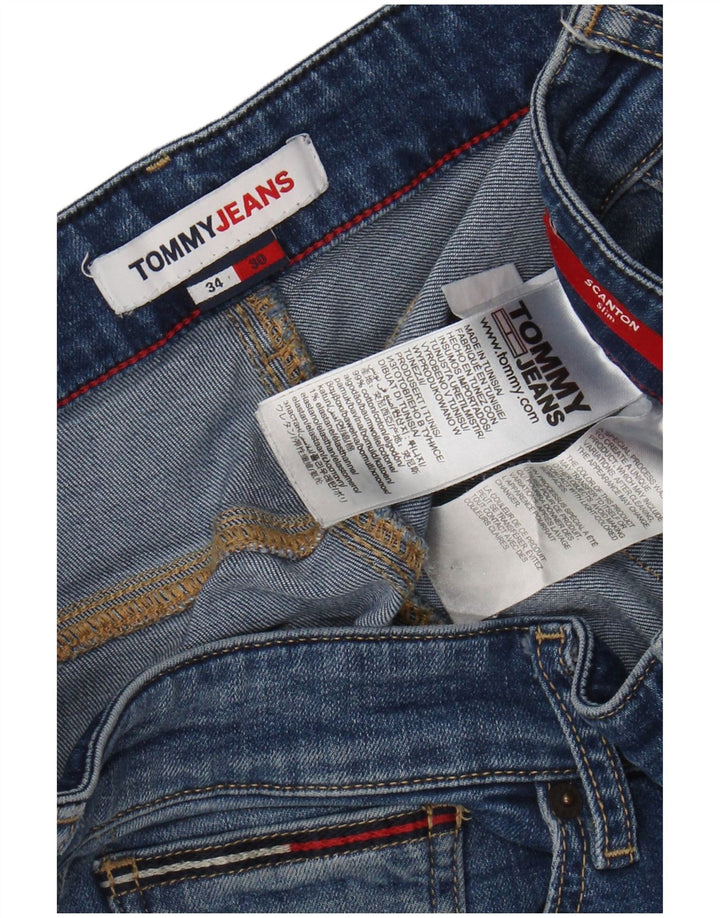 Blugi pentru bărbați TOMMY HILFIGER Scanton Slim W34 L27 Bumbac albastru