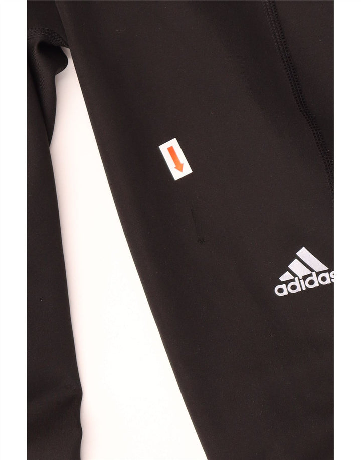 Leggings Climalite ADIDAS pentru femei UK 0/2 2XS negru poliester color bloc