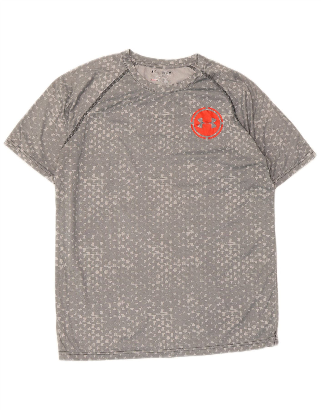 Tricou pentru bărbați UNDER ARMOUR Heat Gear Top Mediu Gri Geometric
