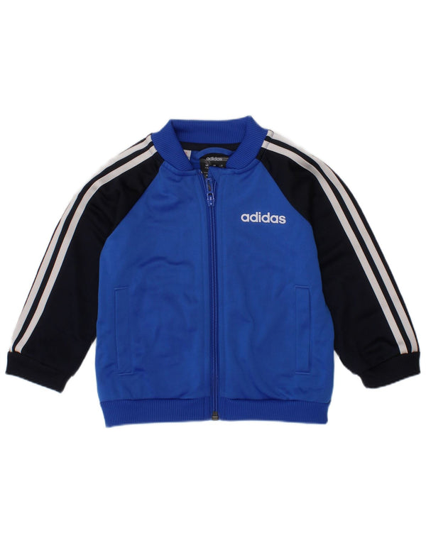 Jachetă de top pentru trening Adidas pentru bebeluși 9-12 luni, albastru, sport