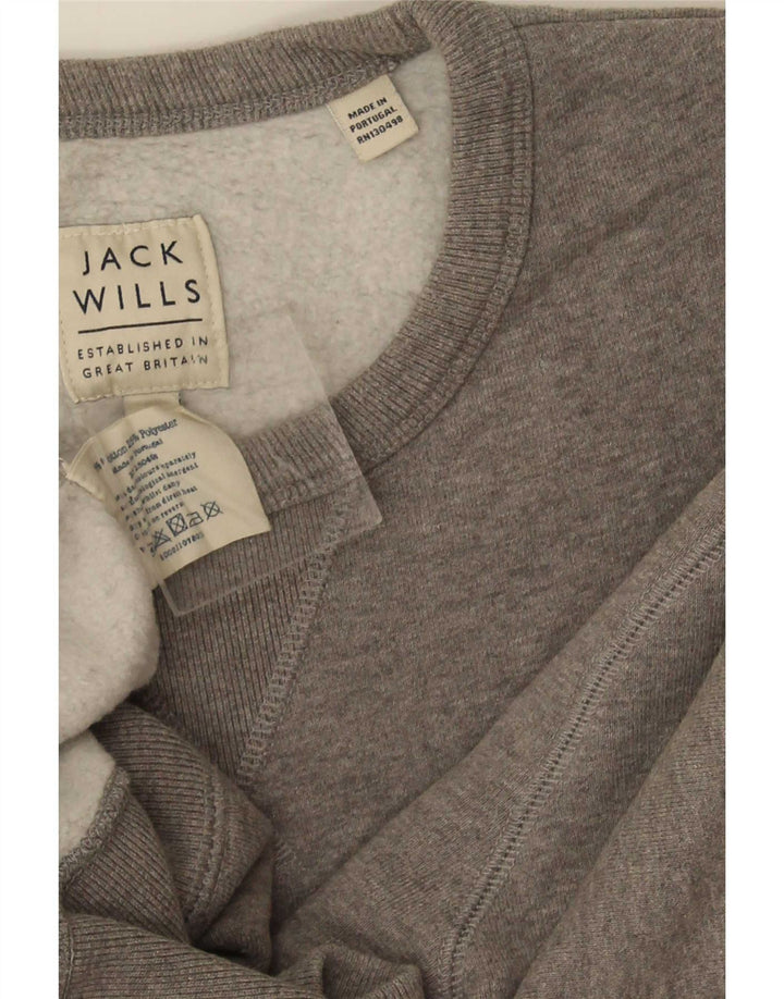 Pulover Jack Wills pentru bărbați, bumbac, gri mediu