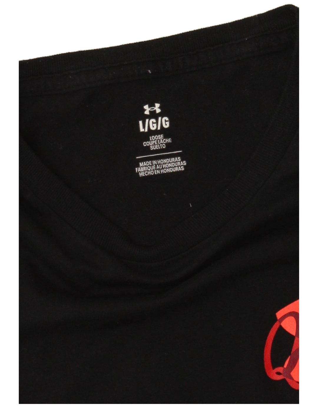 Tricou grafic Under Armour pentru bărbați Top mare negru