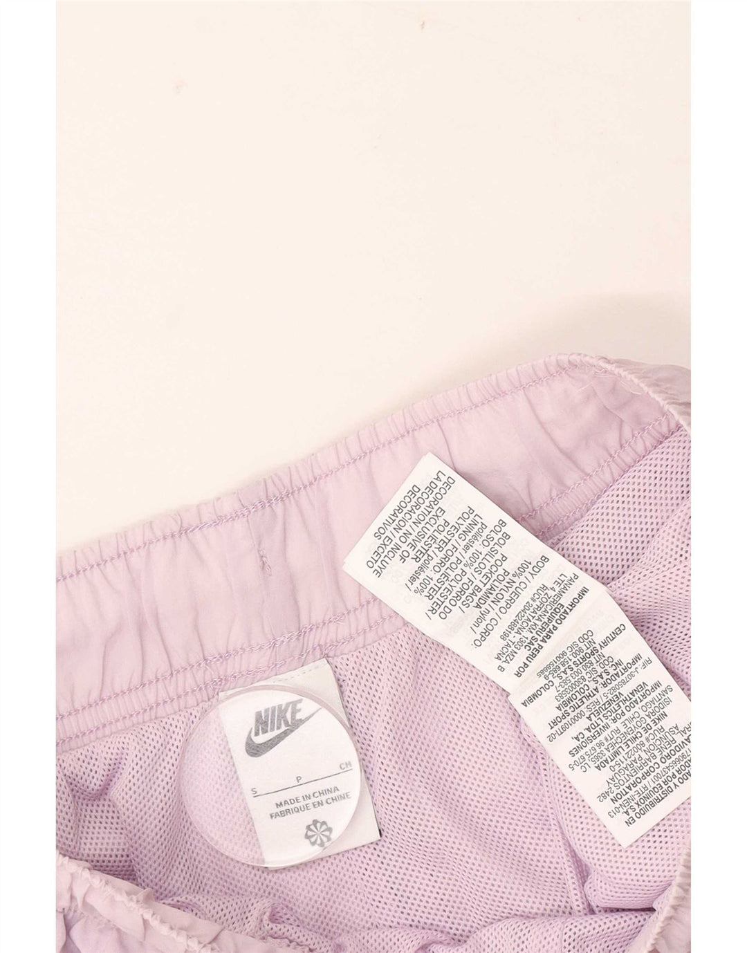 Pantaloni scurti sport Nike pentru femei UK 8 Small Violet Poliester