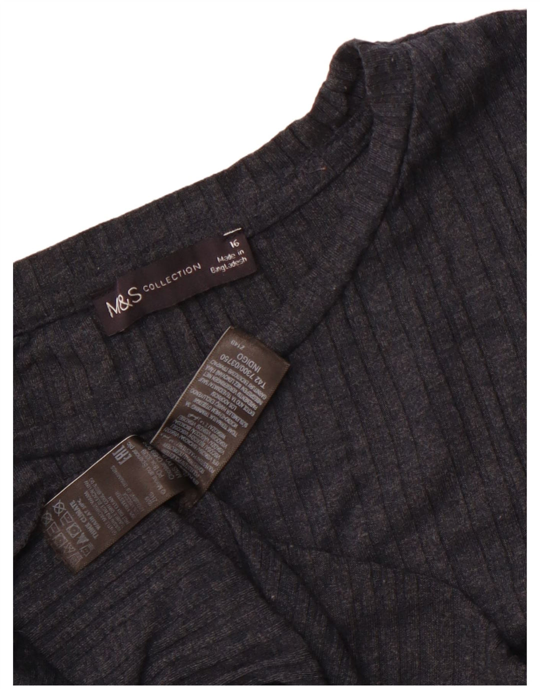 Rochie A-Line pentru femei Marks & Spencer UK 16 mare, bleumarin, poliester