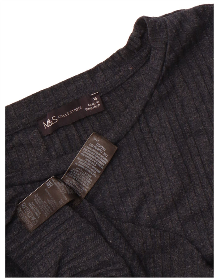 Rochie A-Line pentru femei Marks & Spencer UK 16 mare, bleumarin, poliester