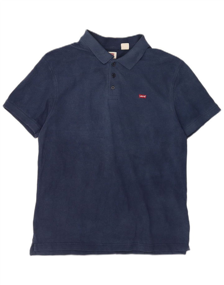Cămașă polo standard pentru bărbați Levi's, mare din bumbac bleumarin