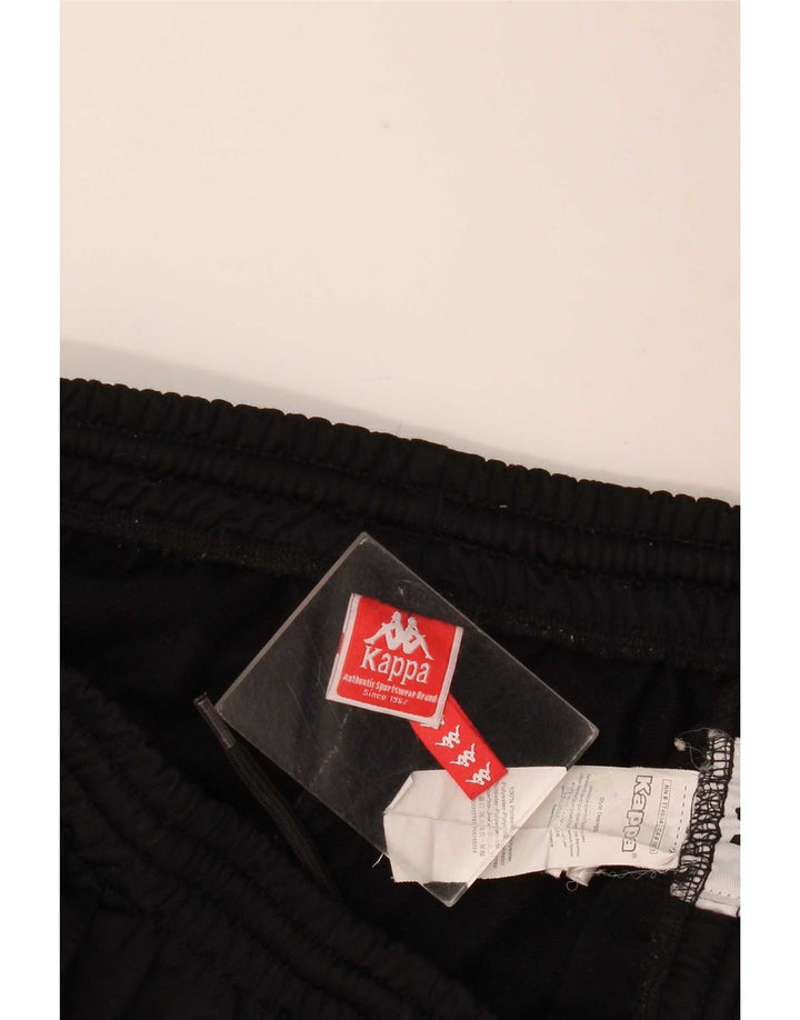 Pantaloni de trening cu grafică pentru bărbați Kappa Pantaloni de jogging, mediu negru, color block