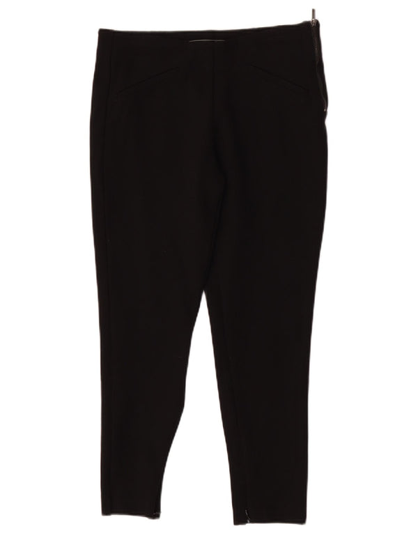 Zara Womens Trafaluc Capri Pantaloni mari W30 L23 Black