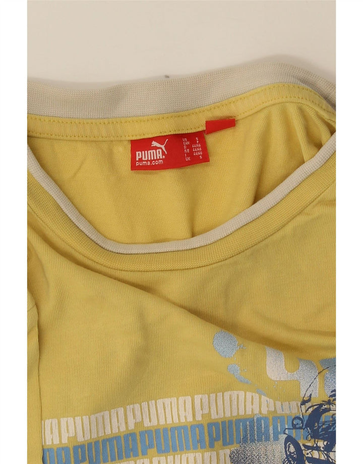 Tricou grafic Puma pentru bărbați Top mic galben