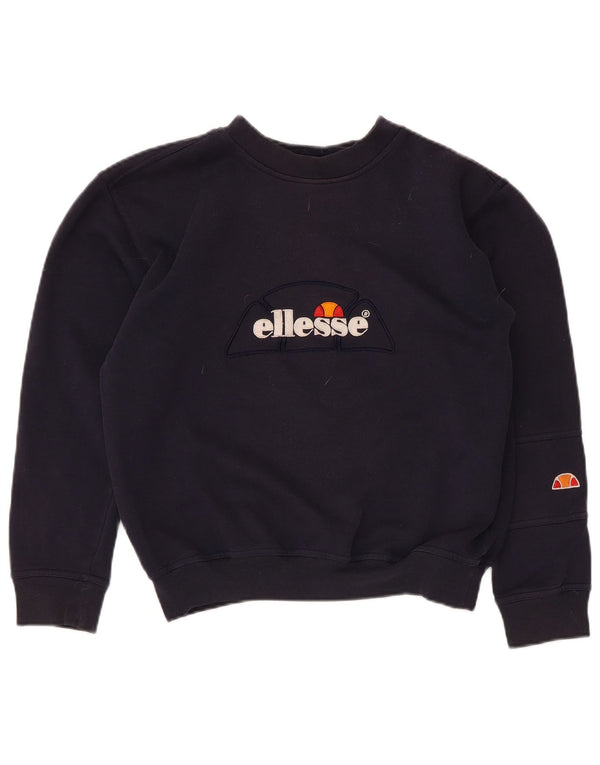 Pulover supradimensionat cu grafic pentru femei Ellesse UK 10 Mic bleumarin