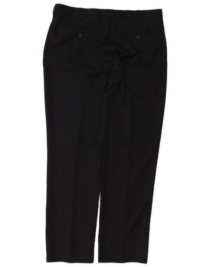 Pantaloni drepți Izod pentru bărbați L36 L32 Poliester negru