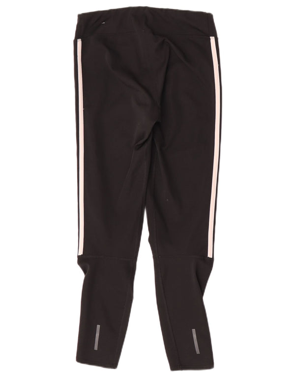 Adidas Climalite Crop Leggings pentru femei UK 8/10 Poliester negru mic