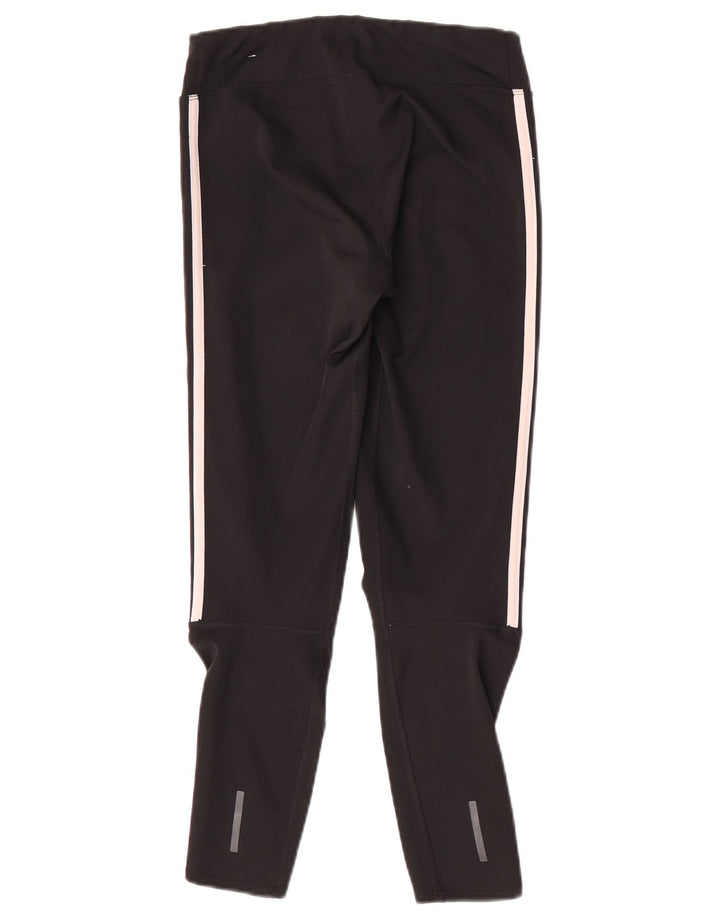Adidas Climalite Crop Leggings pentru femei UK 8/10 Poliester negru mic