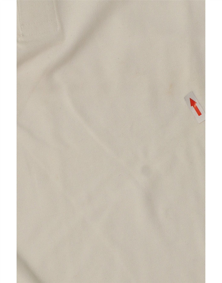 Cămașă polo cu mânecă lungă pentru bărbați Kappa XS Bumbac alb