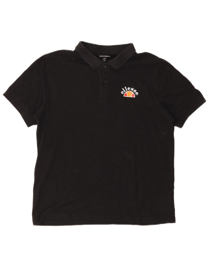 Polo bărbați Ellesse XL bumbac negru