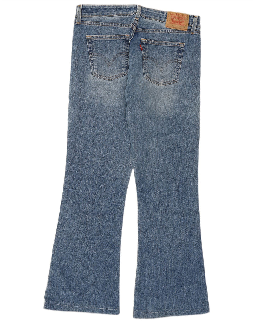 LEVI'S Womens 519 Low Flared Jeans US 9 Medium W30 L27 Blue Cotton