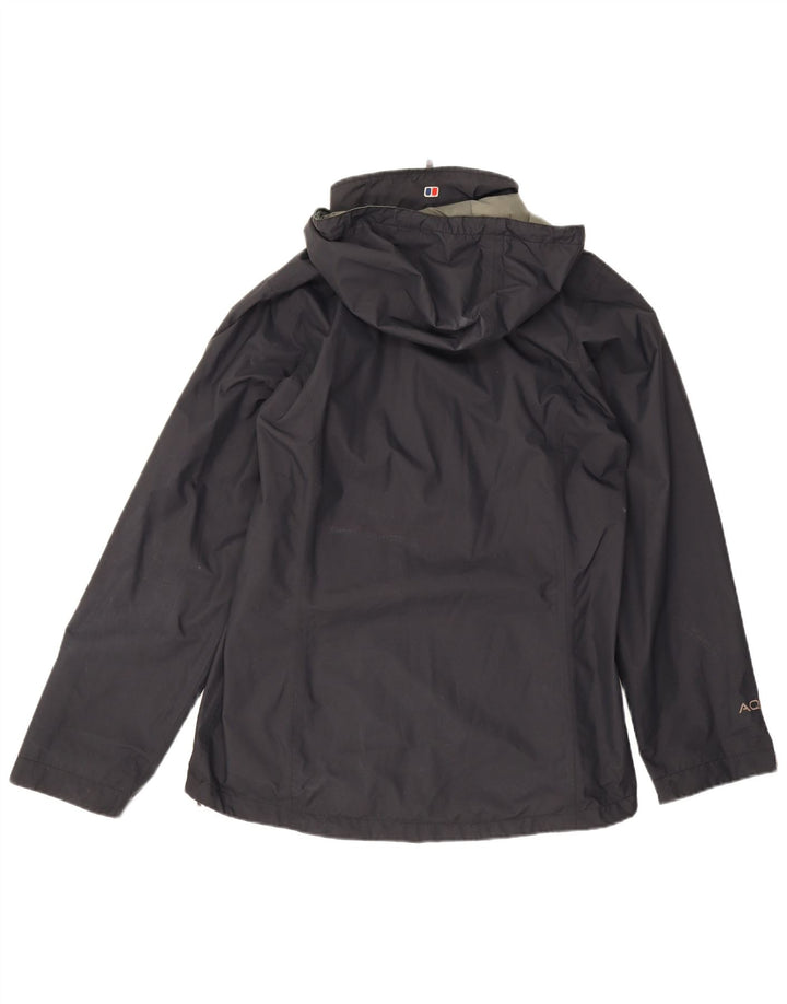 Jachetă de ploaie cu glugă pentru femei Berghaus UK 16, mare, albastru, poliamidă