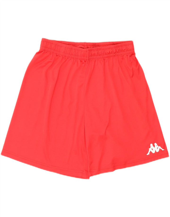 Pantaloni scurți sport Kappa pentru bărbați, poliester roșu mediu