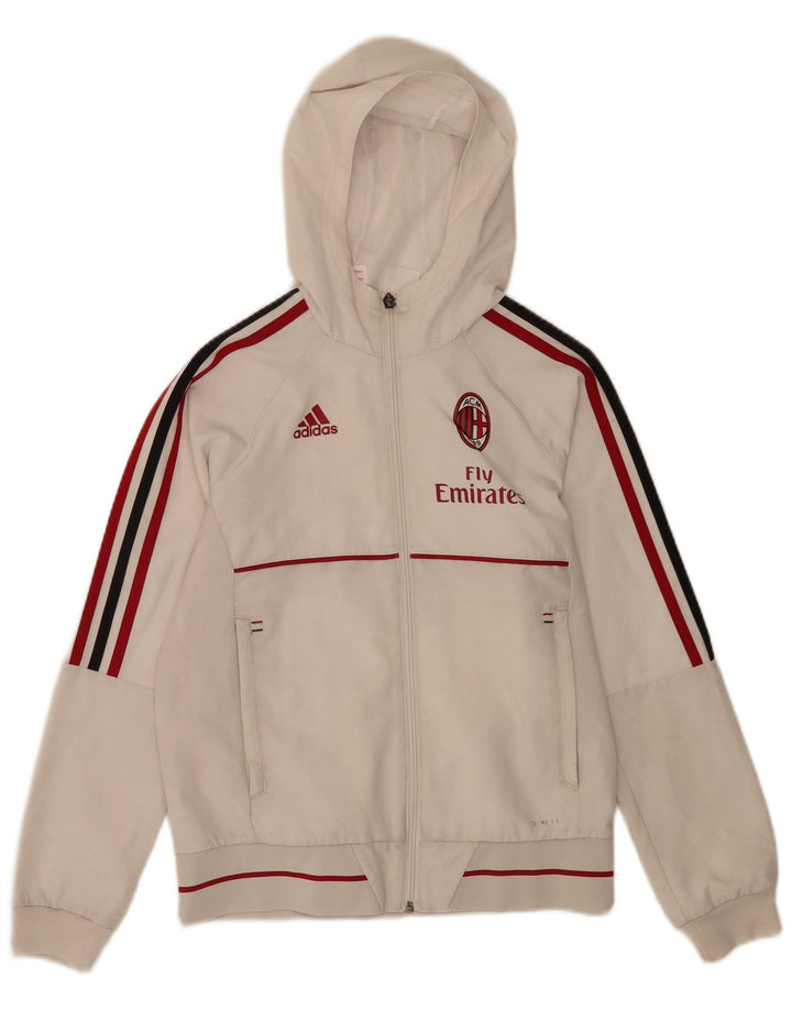 Adidas Boys Fly Emirates Graphic Trening Top Jachetă 11-12 ani, alb