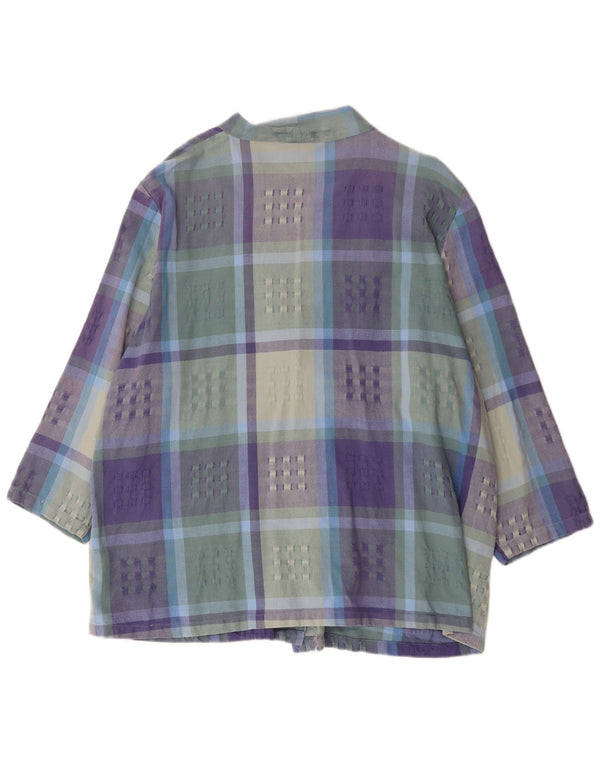 Jachetă vintage pentru femei cu mâneci 3/4 IT 52/54 2XL, multicoloră
