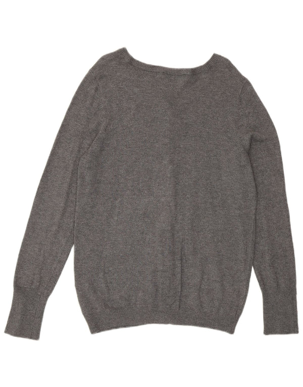 Pulover cardigan pentru femei Zara UK 14 mare, gri, viscoză