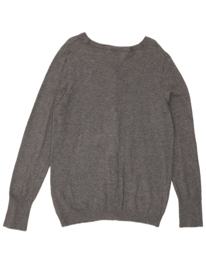 Pulover cardigan pentru femei Zara UK 14 mare, gri, viscoză