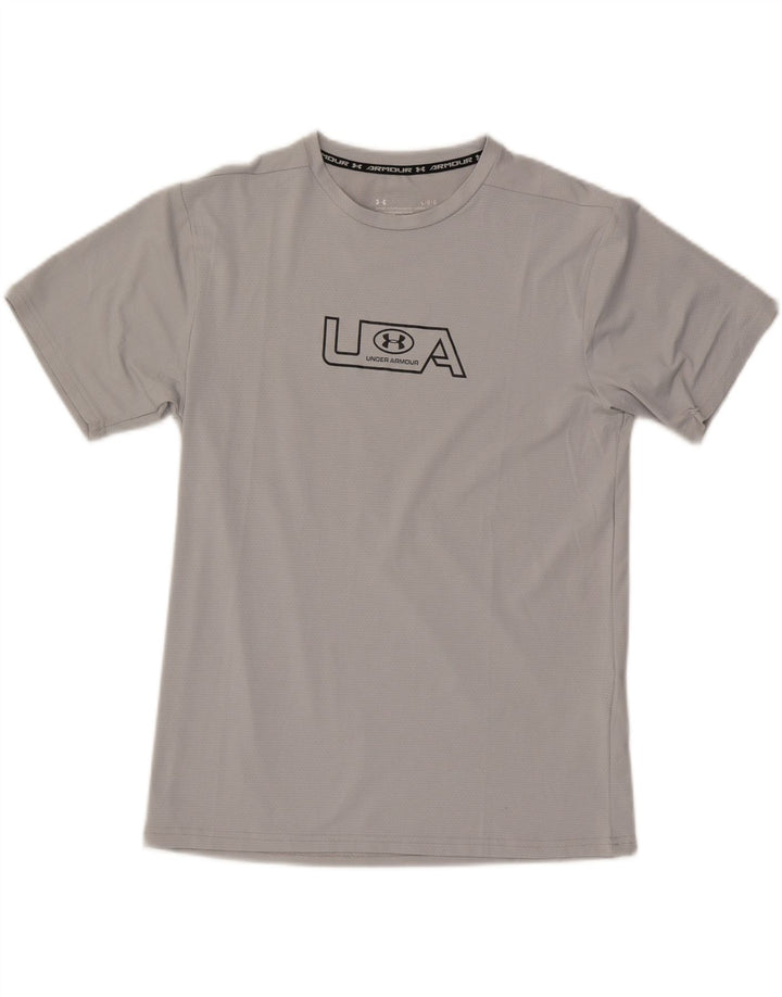 Tricou grafic Under Armour pentru bărbați Top mare poliester gri